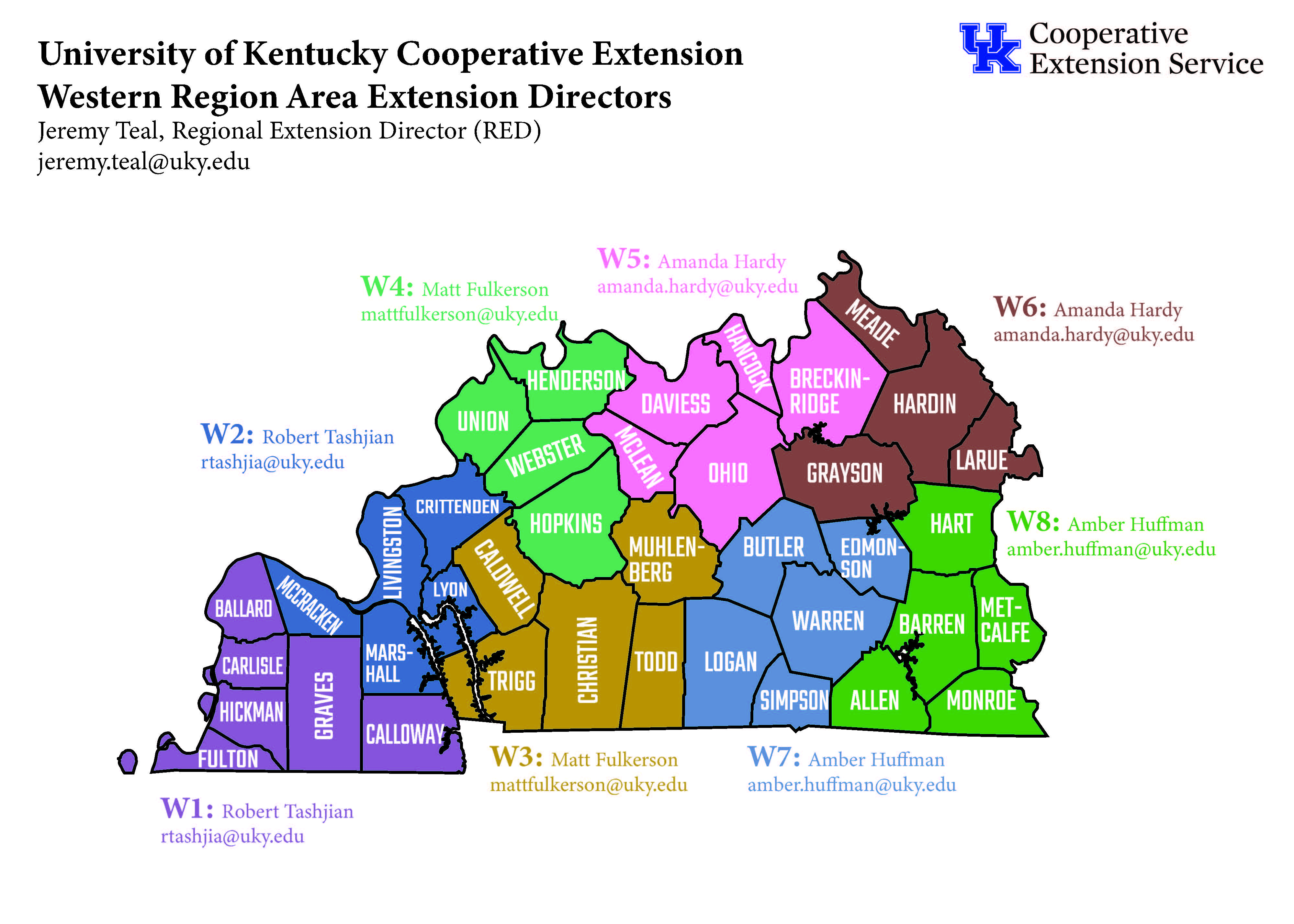 West Region Counties